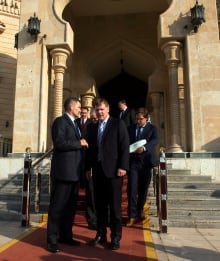 Foreign Affairs Minister John Baird in Baghdad