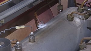 Hard water calcium deposits