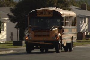 School bus in Southlands area of St. john's
