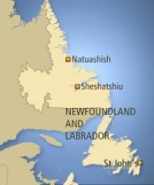 Map Sheshatshiu