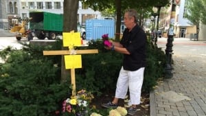 Cross for Guy Blouin