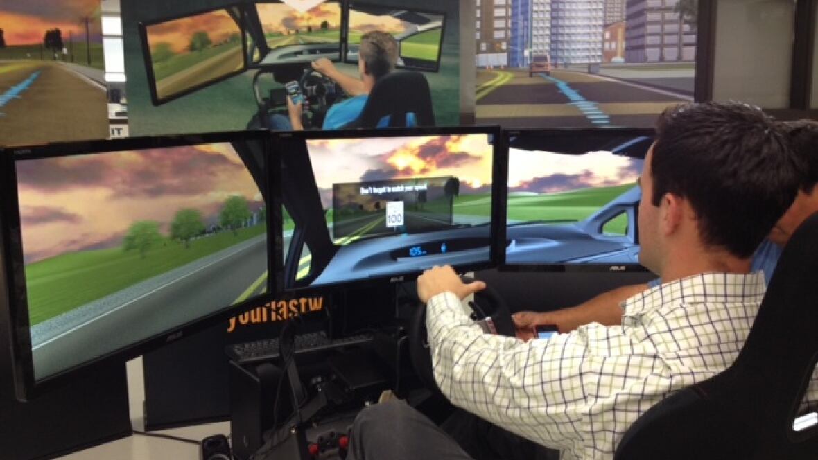 New MPI simulators test ability to text and drive Manitoba CBC News