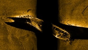 Franklin ship wreckage diagonal