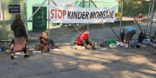 Kinder Morgan protest