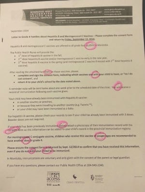 WRHA letter