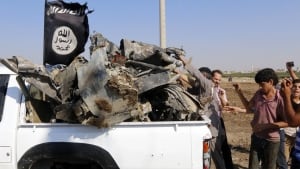 Islamic State fighters in Syria