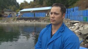 Cam Pirie, general manager Walcan Seafood on Quadra Island