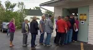 Voting in Fredericton-Grand Lake