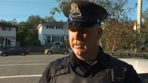 Halifax Regional Police Const. Tracy Macdonald at traffic stop