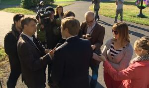 Brian Gallant scrum