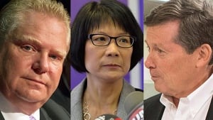 john.tory.Doug.Ford.Olivia.Chow.