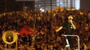 Hong Kong protest Joshua Wong