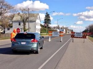 traffic detours