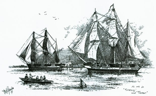 Franklin ships, Erebus and Terror