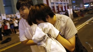 Hong Kong protesters