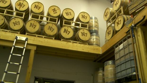 Barrels of spirits