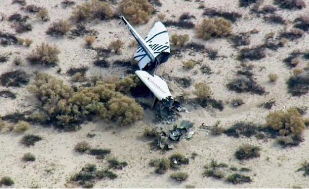 Virgin Galactic SpaceShipTwo Oct 31