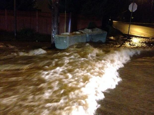 North Shore flooding on Fromme Road