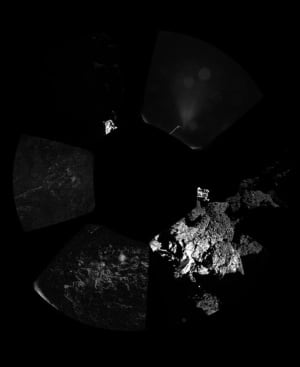 Philae's panoramic view