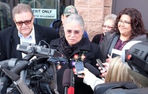 Hamilton Brantford Six Nations Chief Ava Hill Scrum