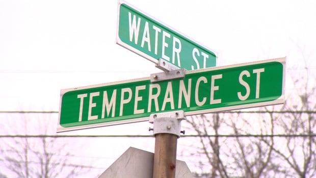 Temperance Street sign