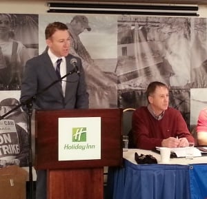 Keith Sullivan speaks to FFAW meeting