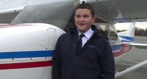Kyle Ash Gander youngest pilot