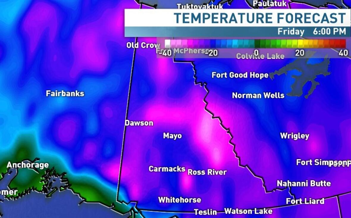 Christy's weather Yukon cold to continue into the weekend CBC News