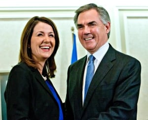 Danielle Smith, Jim Prentice 20141217