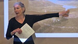 Marilyn Burgoon on Lemon Creek