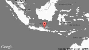 AirAsia flight 8501 map