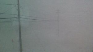 Blizzard conditions