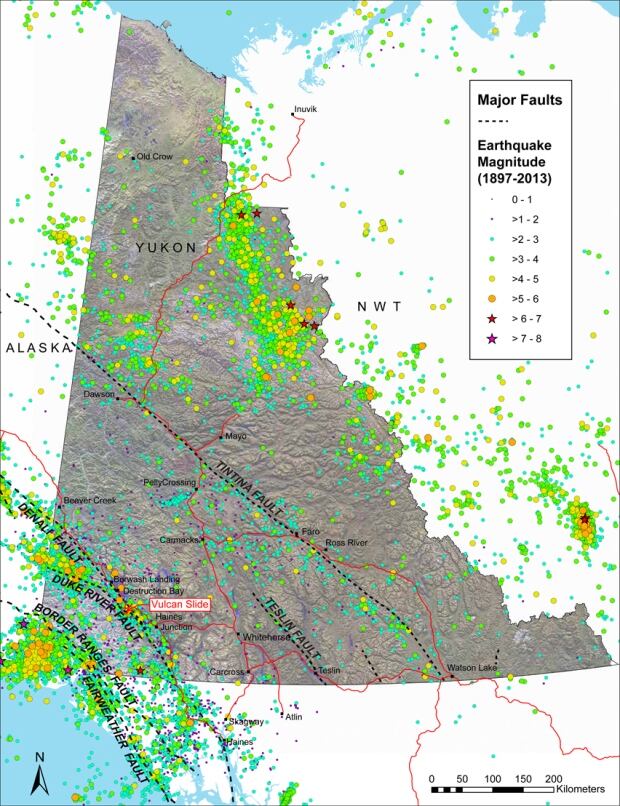 Yukon Seismic Activity