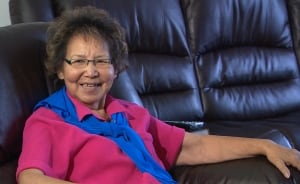 Muriel Betsina always stayed busy in winter bush camps