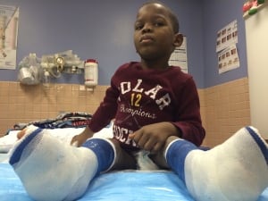 Haitian orphan Carl