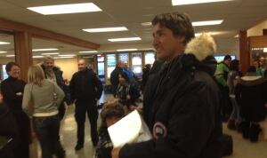 Justin Trudeau Inuvik airport