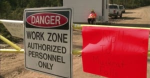 Muskrat Falls site protest