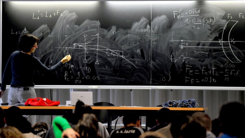 Being a highly-educated academic doesn't mean you will have a comfy faculty job at a university. Many professors in Canada make incredibly low wages and deal with unstable employment. (Tiziana Fabi/AFP/Getty Images)