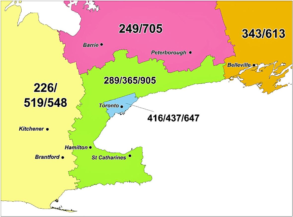 New 548 area code coming to southern Ontario | CBC News