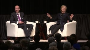 Hillary Clinton does Putin Impression
