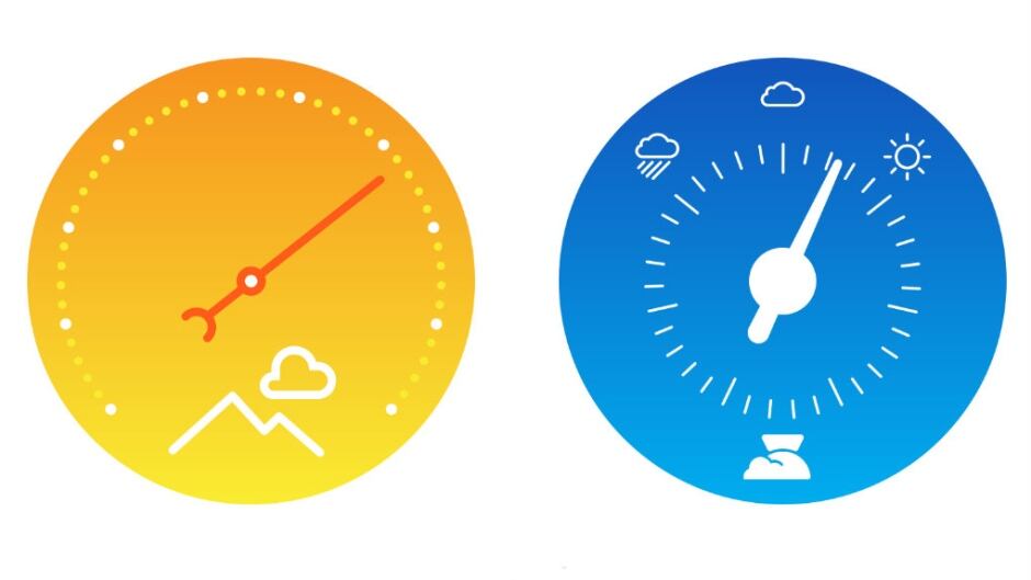 iPhone barometer