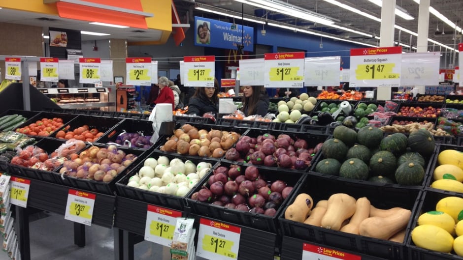 Walmart stores on P.E.I. started offering a full range of groceries last week.