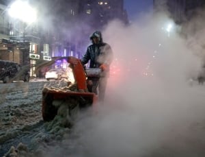 Snow in New York City