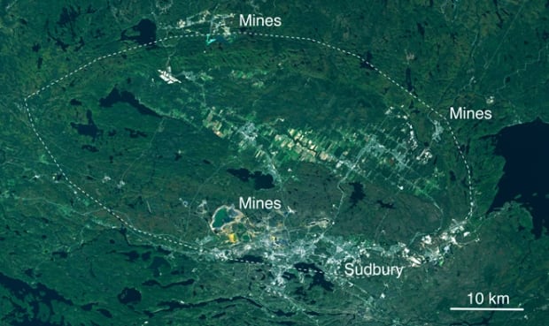 The Sudbury Basin from Landsat 8