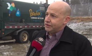 Paradise Mayor Dan Bobbett talking about dog poo