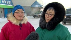 Rhoda Hiqiniq and Salomie Qitsualik of Gjoa Haven