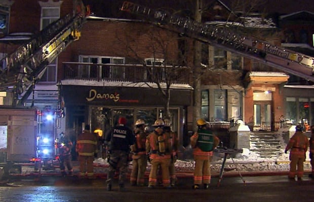 Damas restaurant fire Feb 6 2015