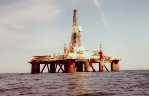 Ocean Ranger seen from afar taken by David Boutcher