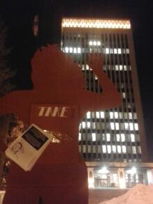 Red Silhouette, Regina, Missing and Murdered Indigenous Women