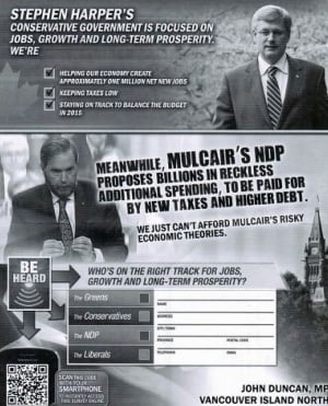Conservative flyer